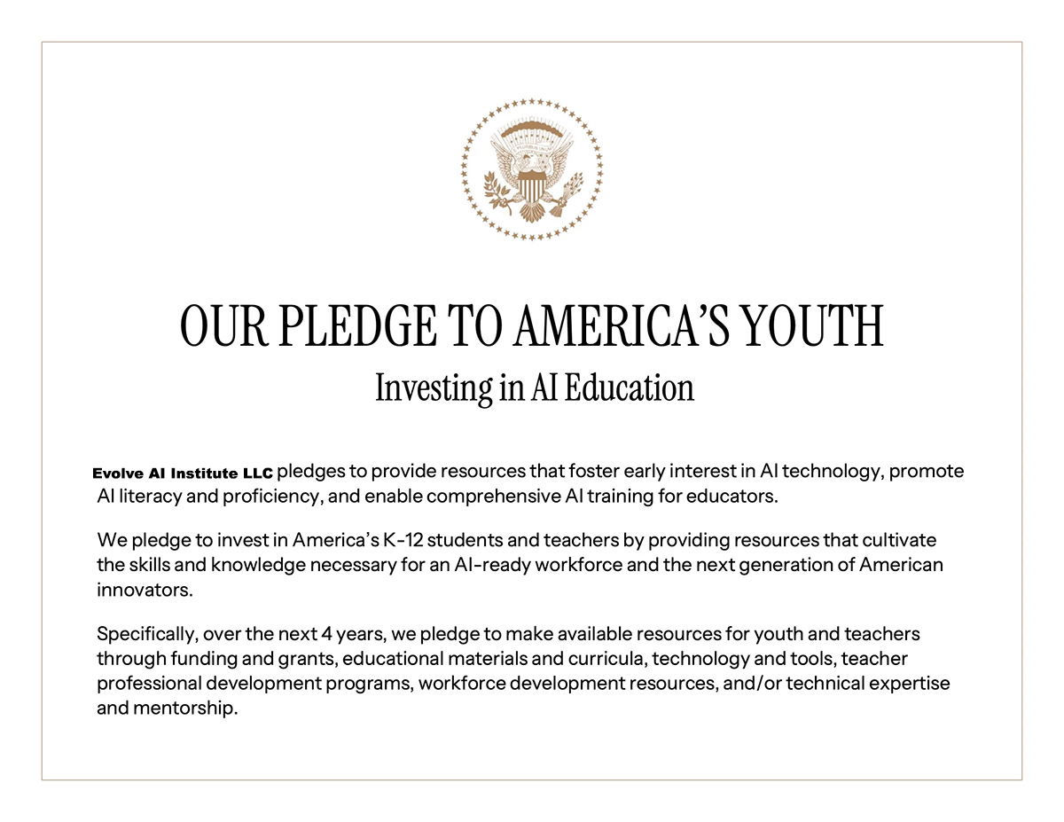 Pledge to Advance AI Education for America's Youth