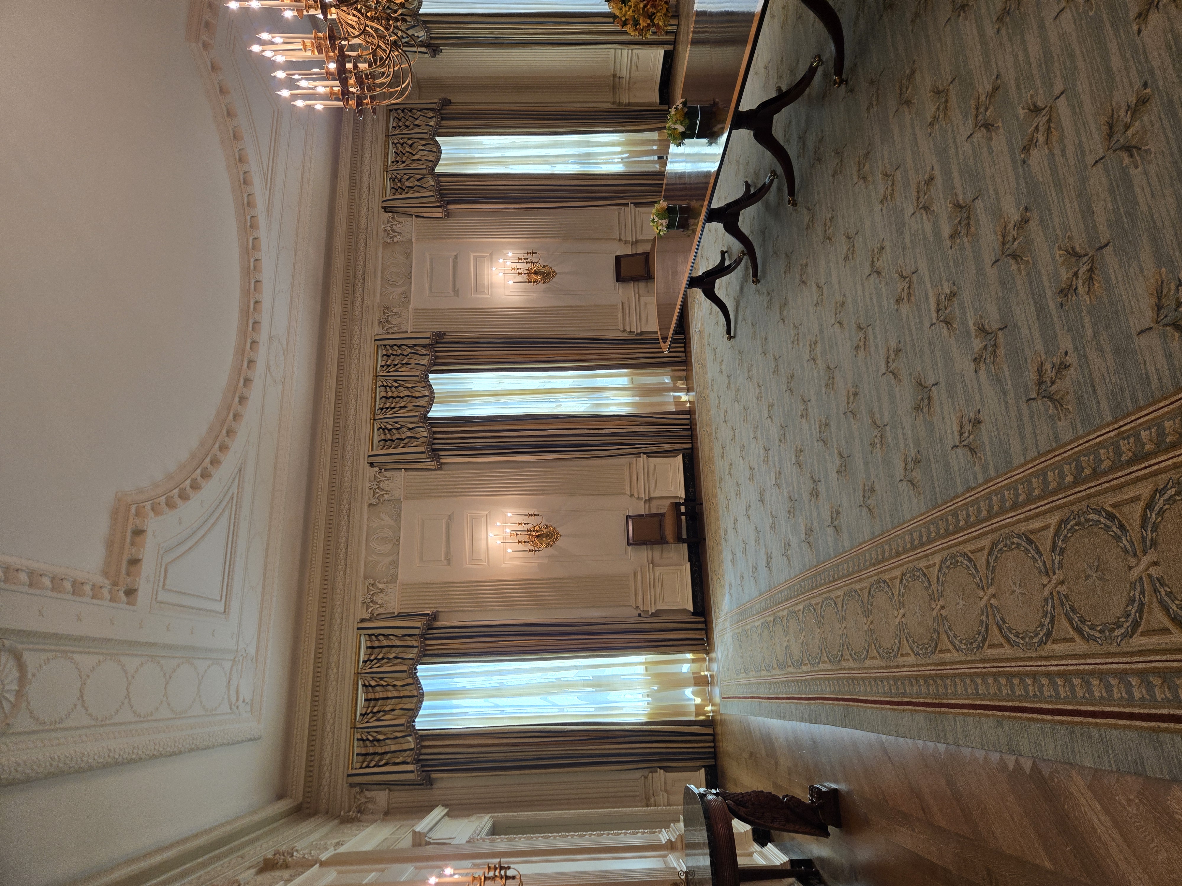 White House setting
