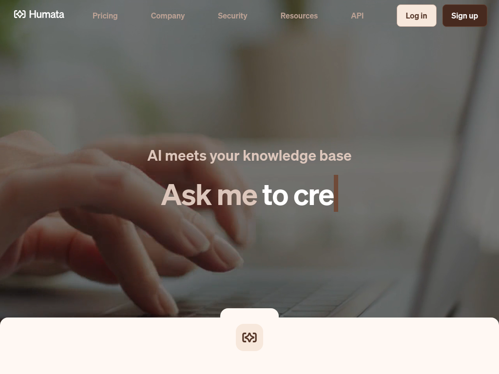 Screenshot of Humata: AI for your files
