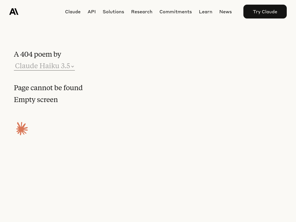 Screenshot of www.anthropic.com