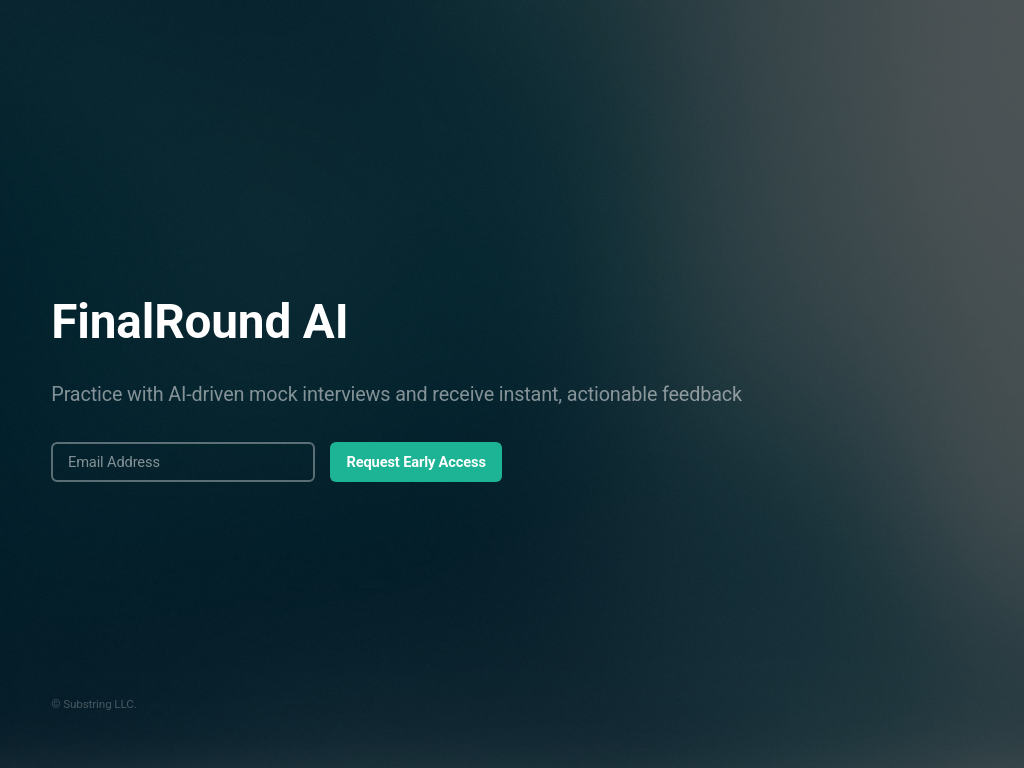 Screenshot of FinalRound AI - AI Mock Interviews with Instant Feedback