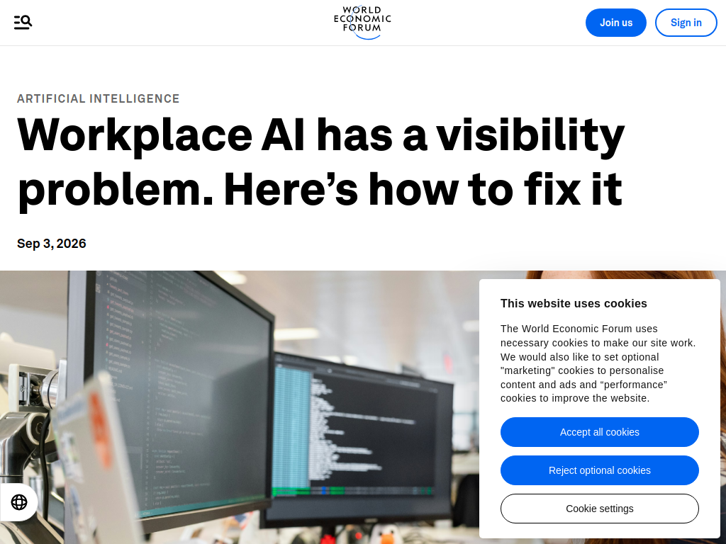 Screenshot of www.weforum.org