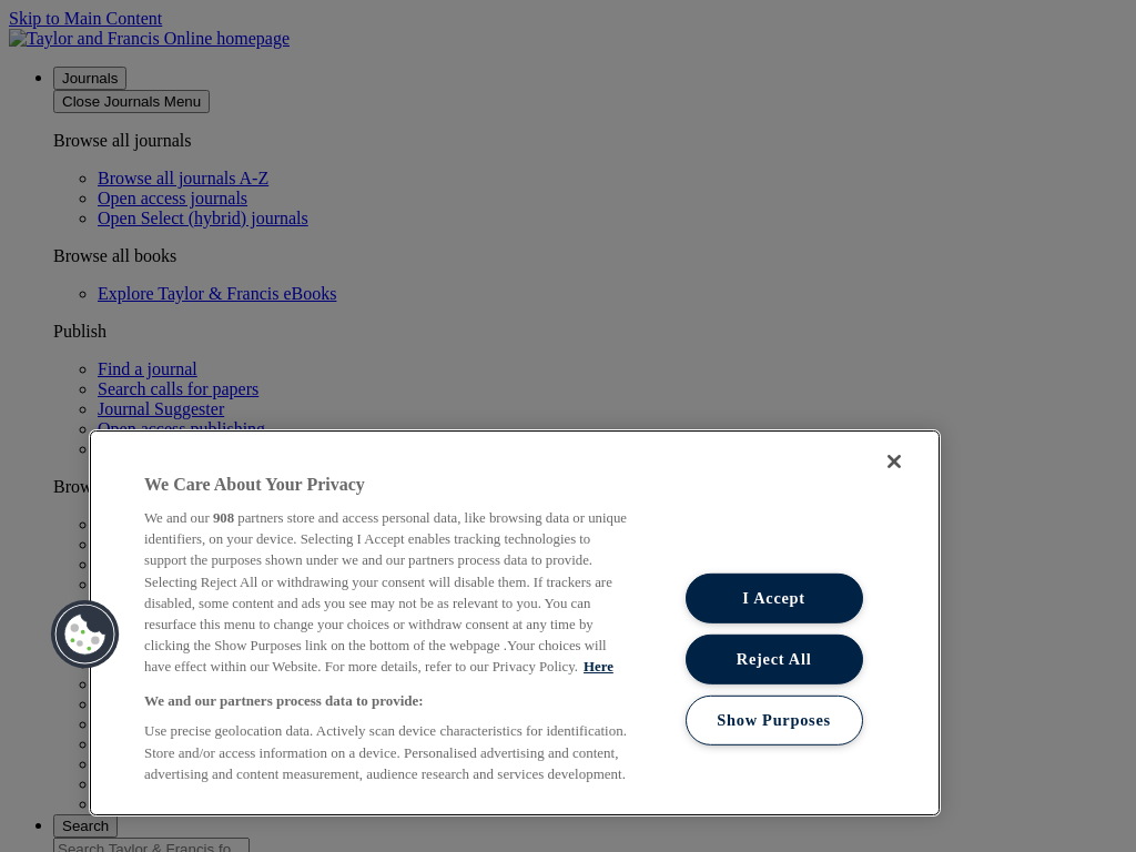 Screenshot of www.tandfonline.com