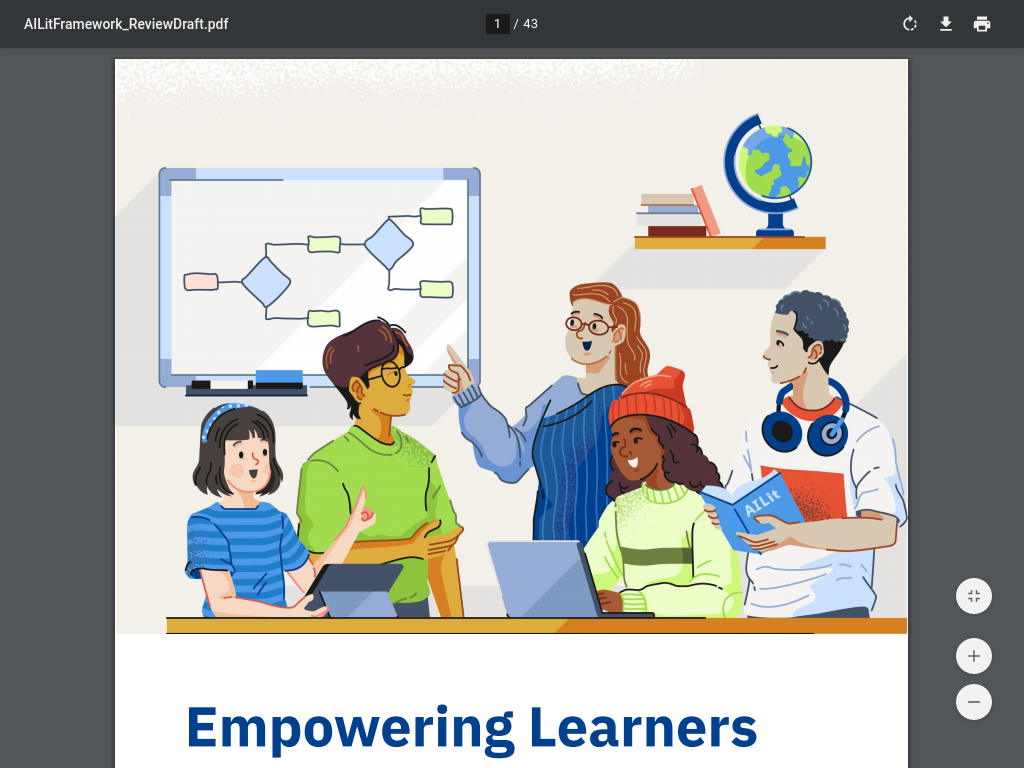 Screenshot of ailiteracyframework.org