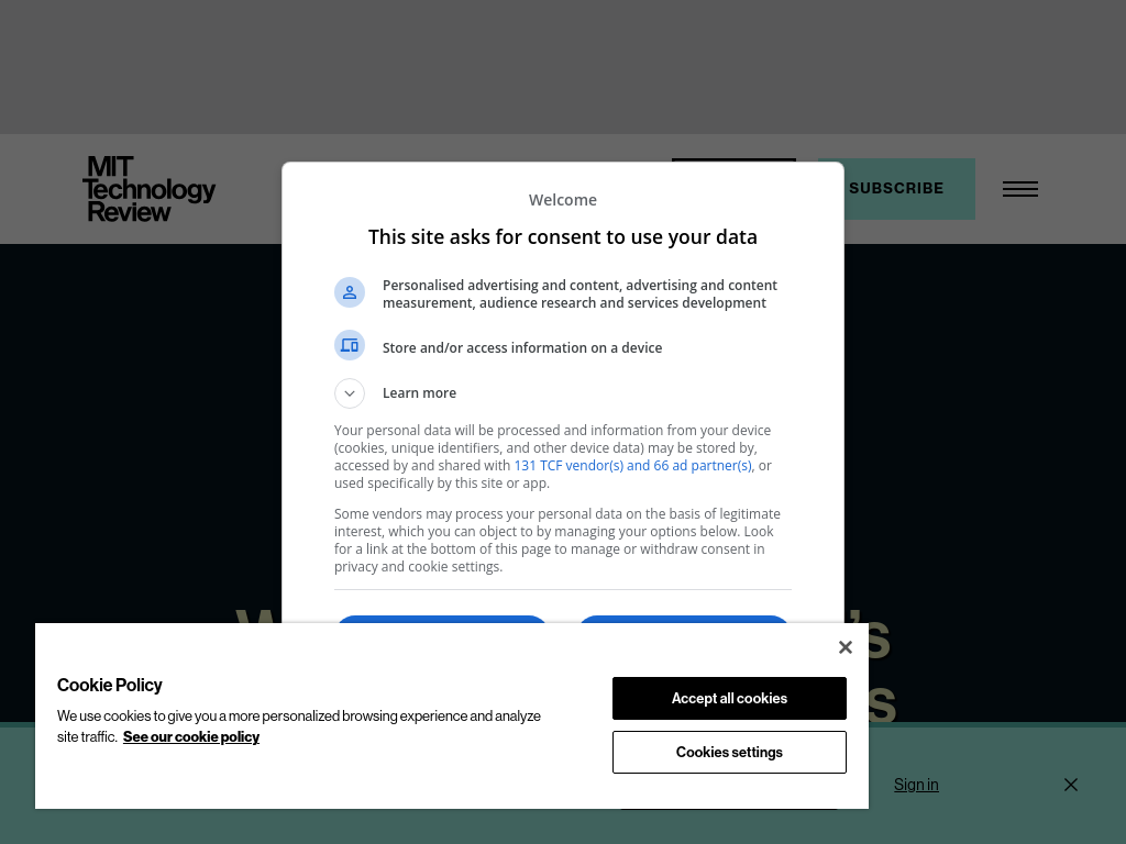 Screenshot of We did the math on AI’s energy footprint. Here’s the story you haven’t heard. | MIT Technology Review